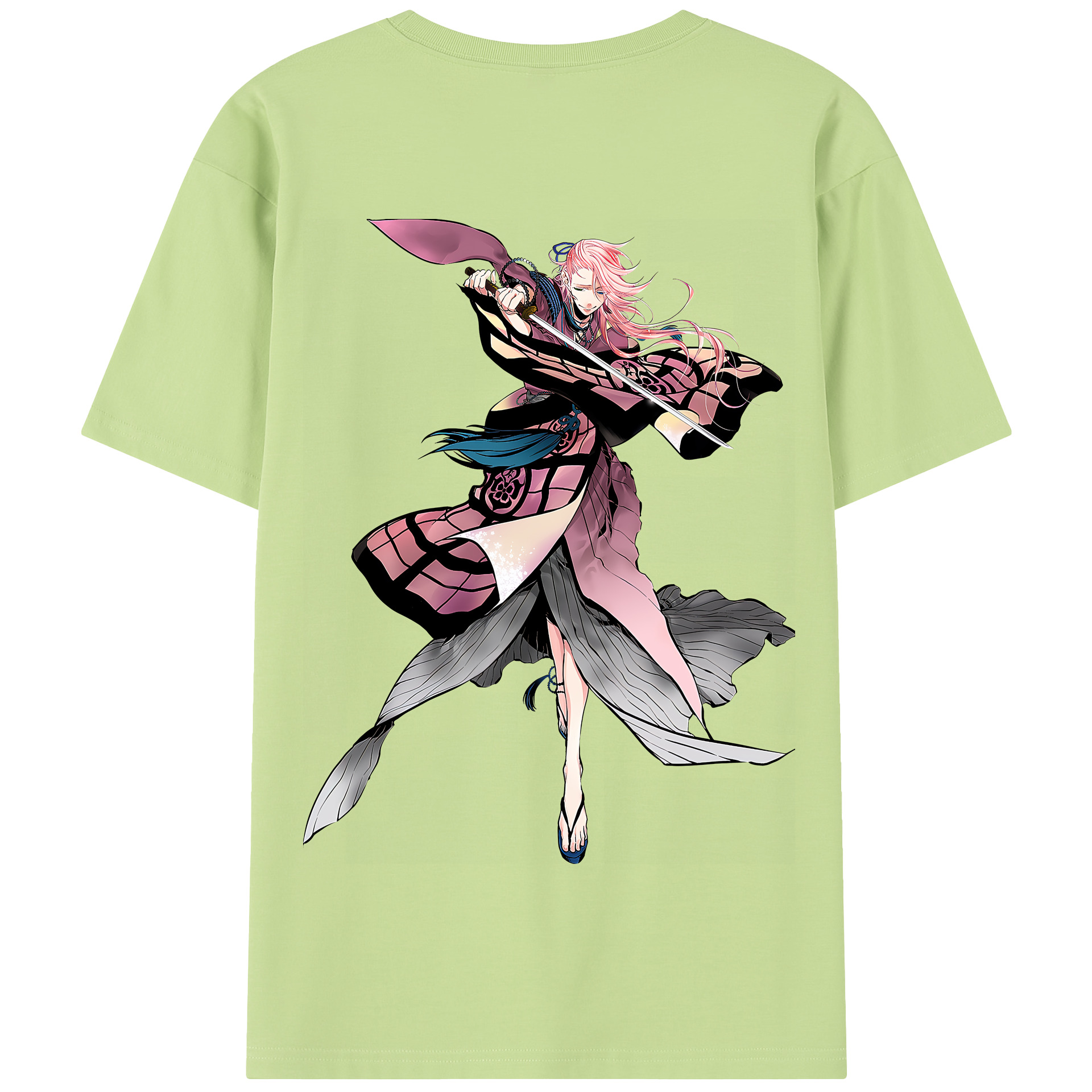 （画像用） 刀剣乱舞 Touken Ranbu 綿100％半袖Tシャツ（背面プリント）